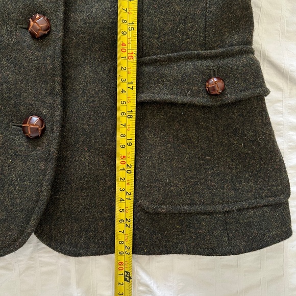 100% Wool Brooks Brother Tweed Blazer Jacket Sz 6 - Picture 5 of 17